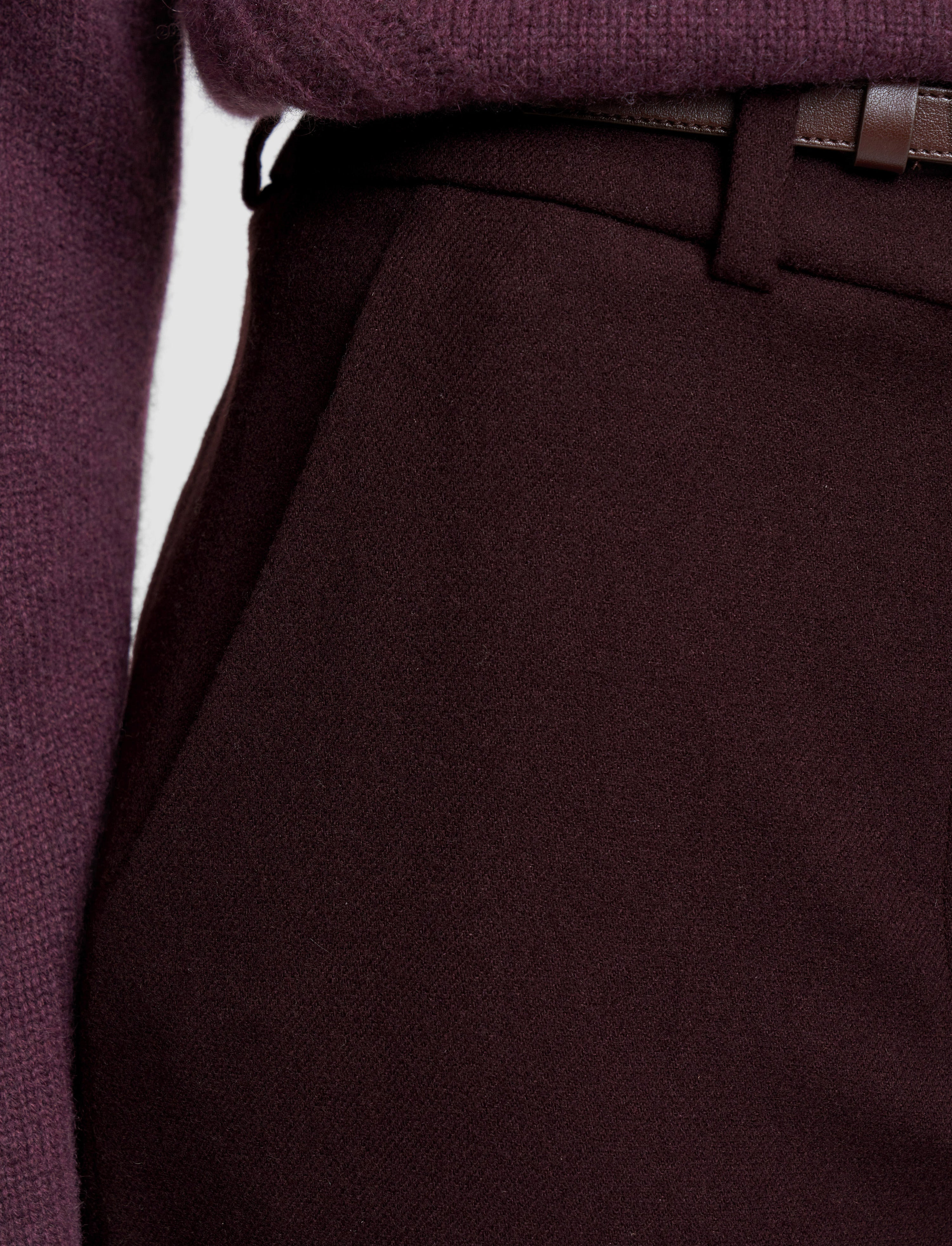 Alana Flannel Wool Trousers - 4