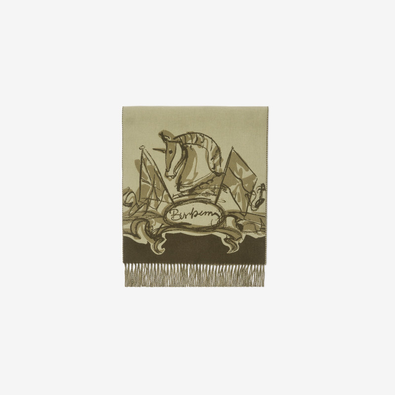 Burberry Tower Bridge Cashmere Scarf outlook