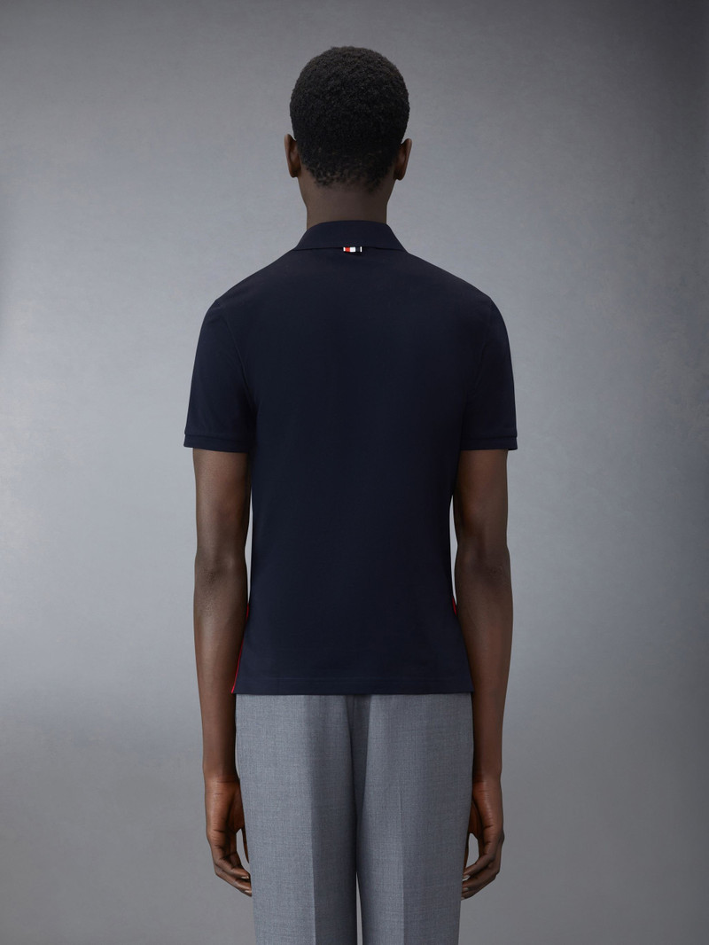 Thom Browne RWB stripe polo shirt outlook