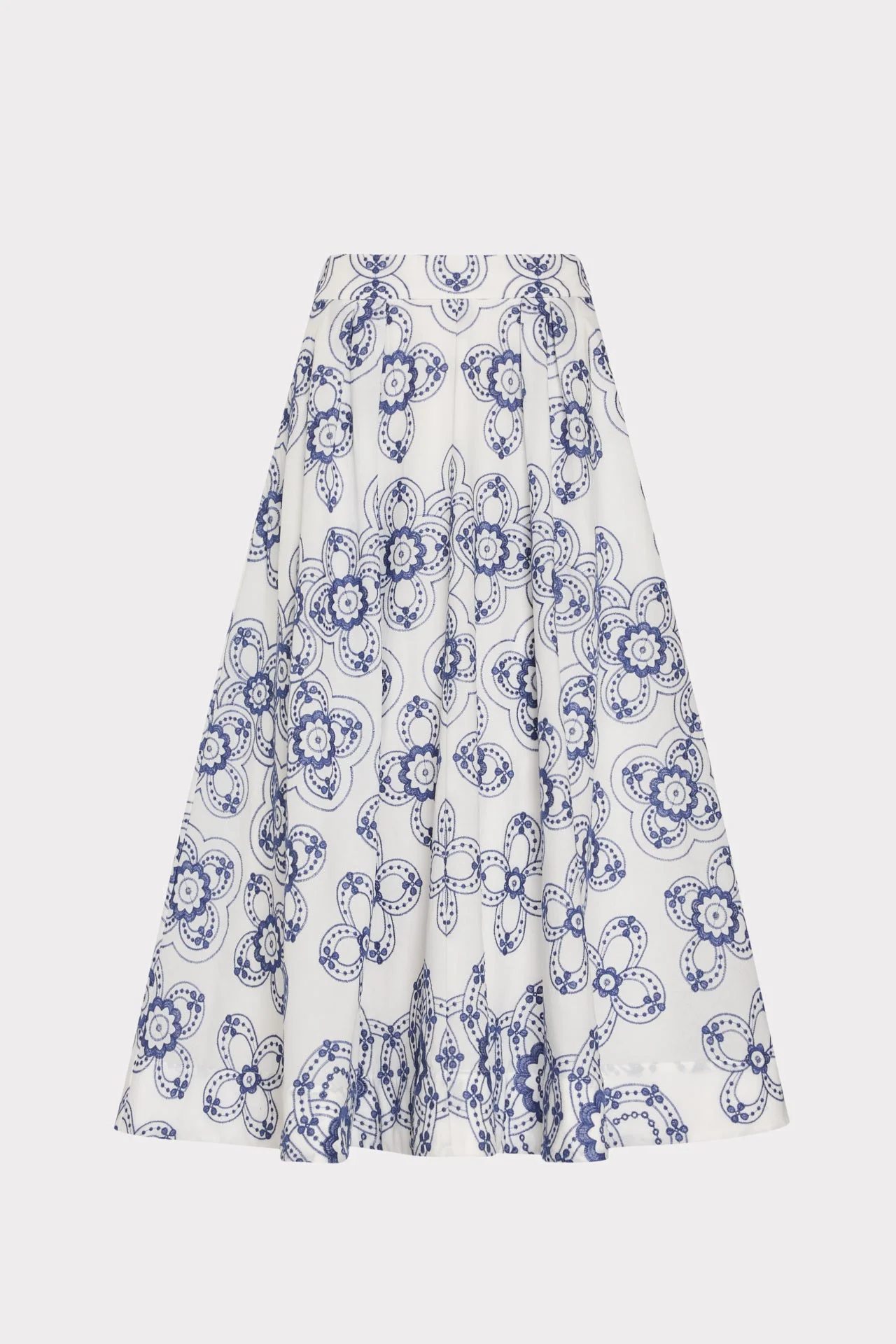 Juliet Embroidered Midi Skirt - 1
