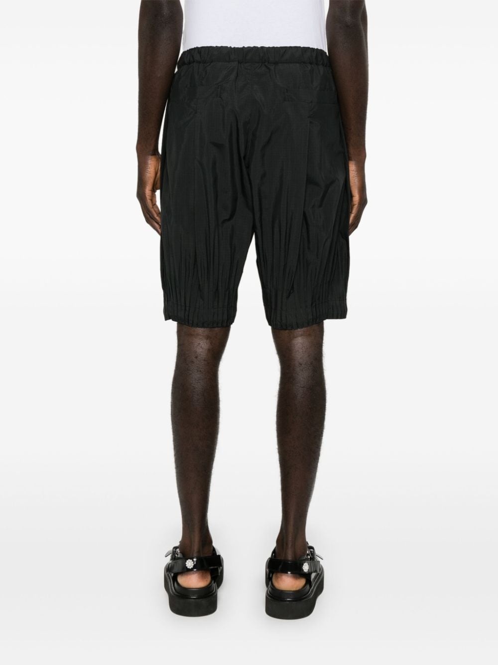 Cascade plissé-details shorts - 4