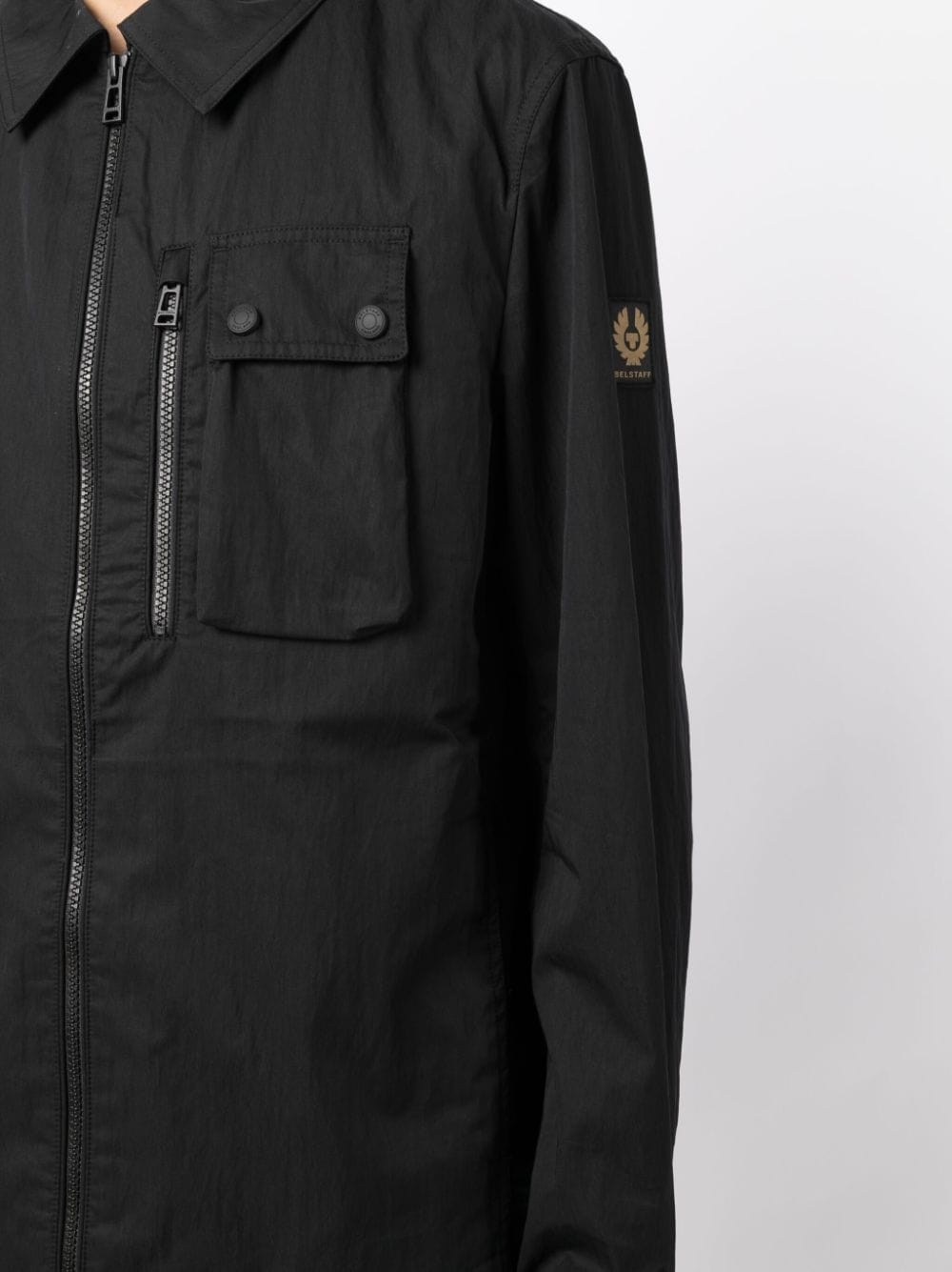 Rail logo-patch zip-fastening jacket - 5