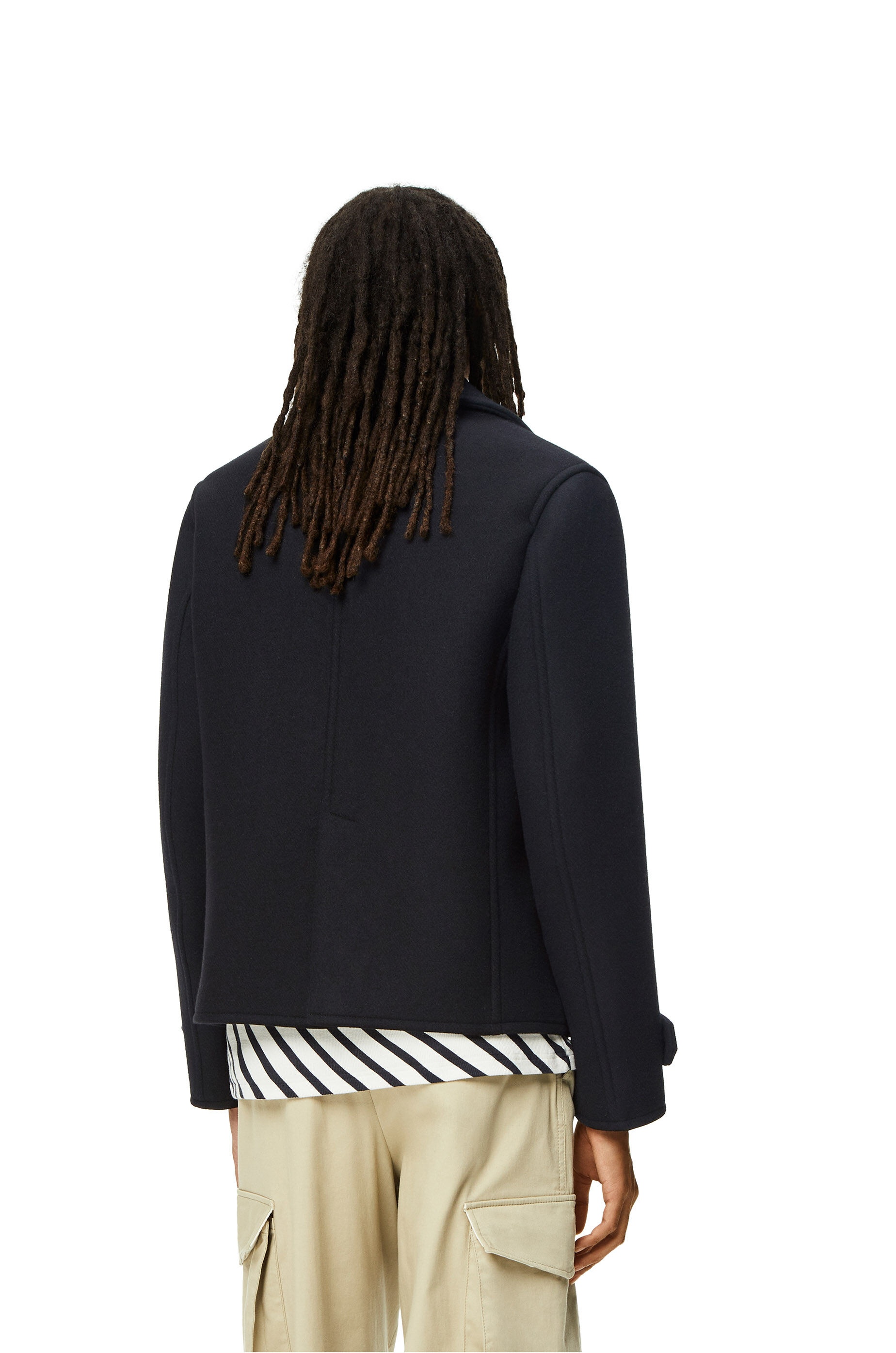 Peacoat in wool - 4