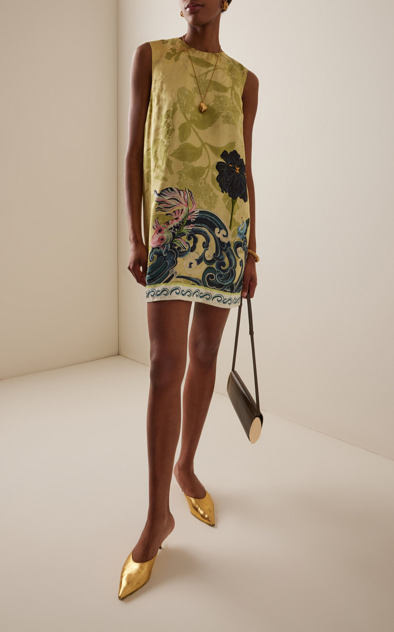 ALÉMAIS Rochester Jacquard Mini Dress multi outlook