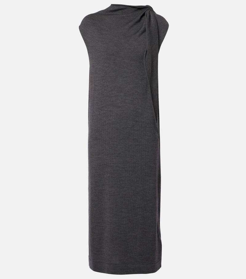 Wool midi dress - 1