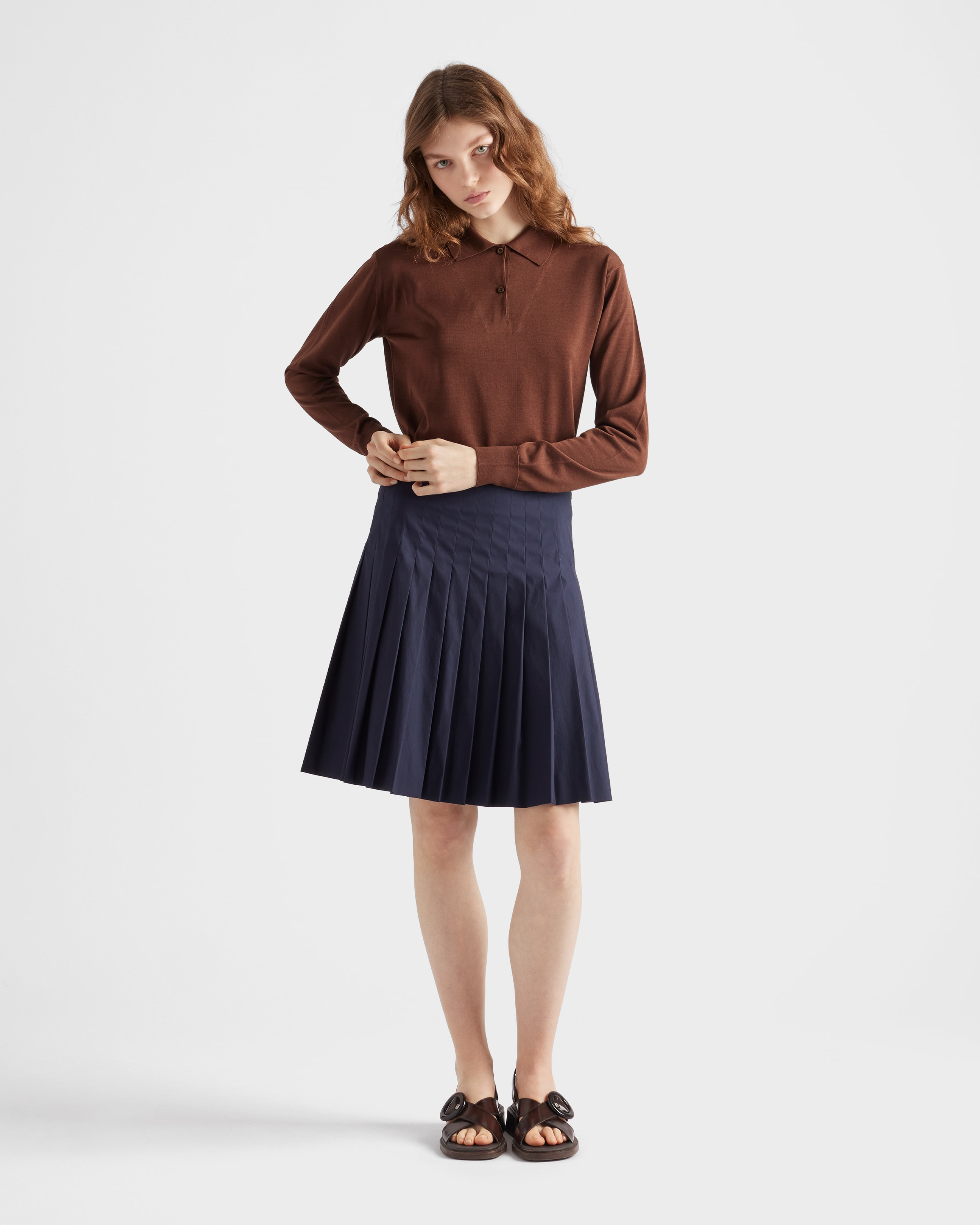 Cotton polo sweater - 2