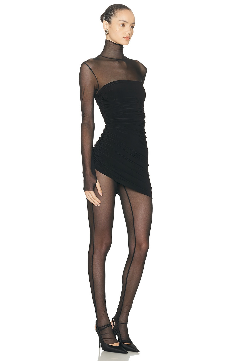 Long Sleeve Turtleneck Strapless Diana Pickleball Dress - 2