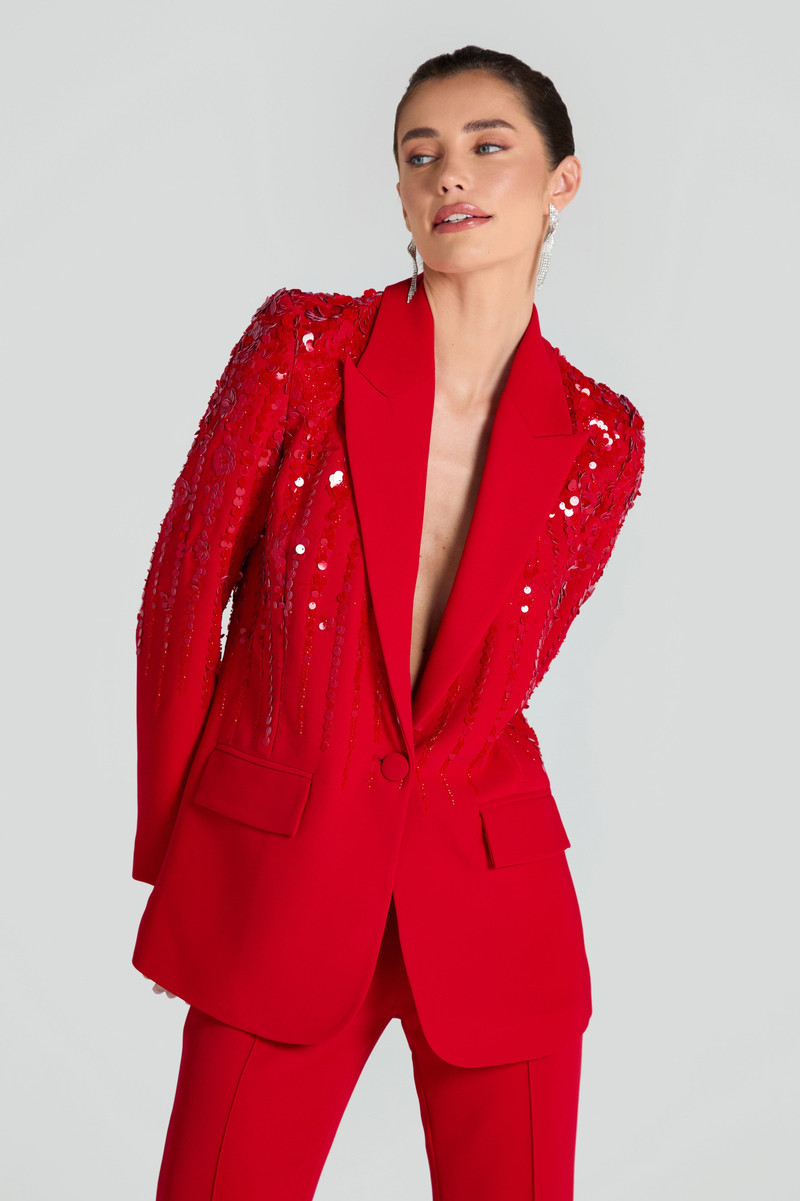 Lucille Red Blazer 4