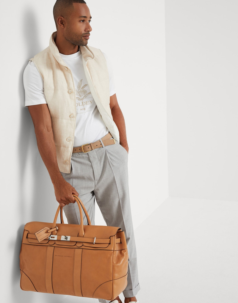 Cowhide Country Weekender bag 4