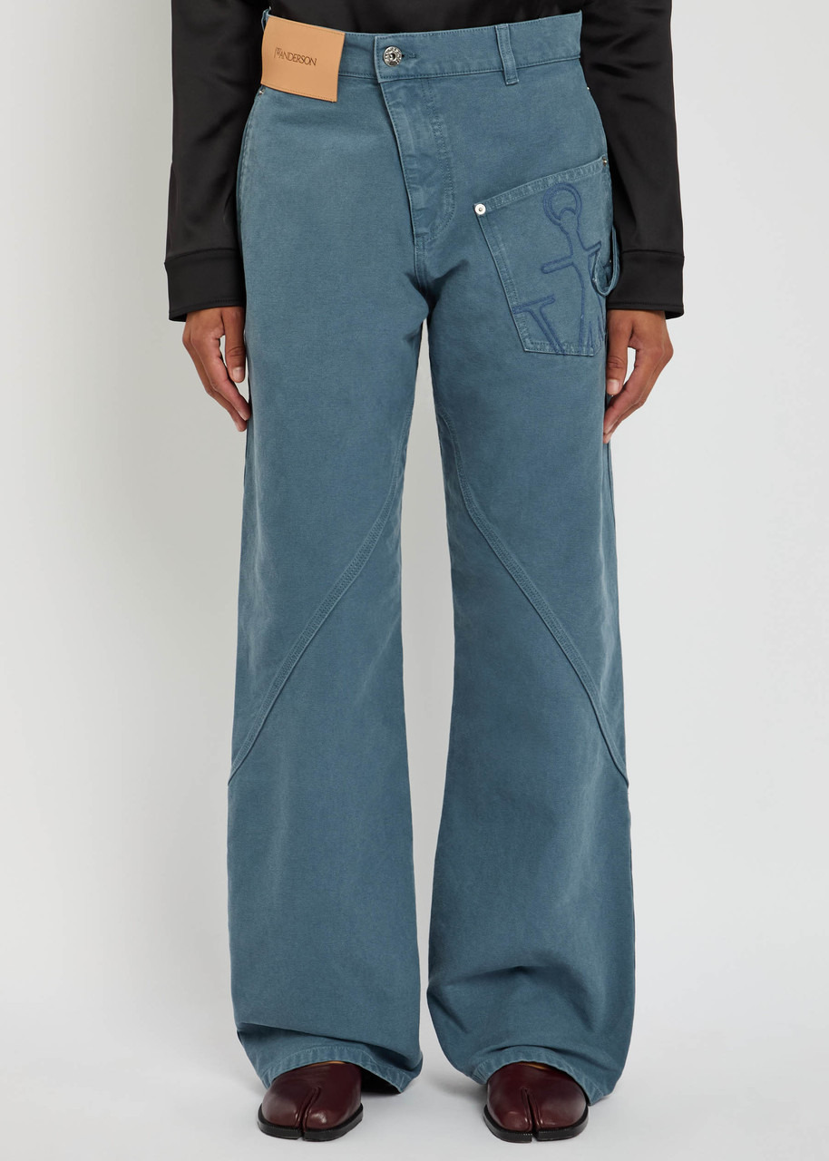 JW Anderson Twisted Wide-leg Jeans - 3