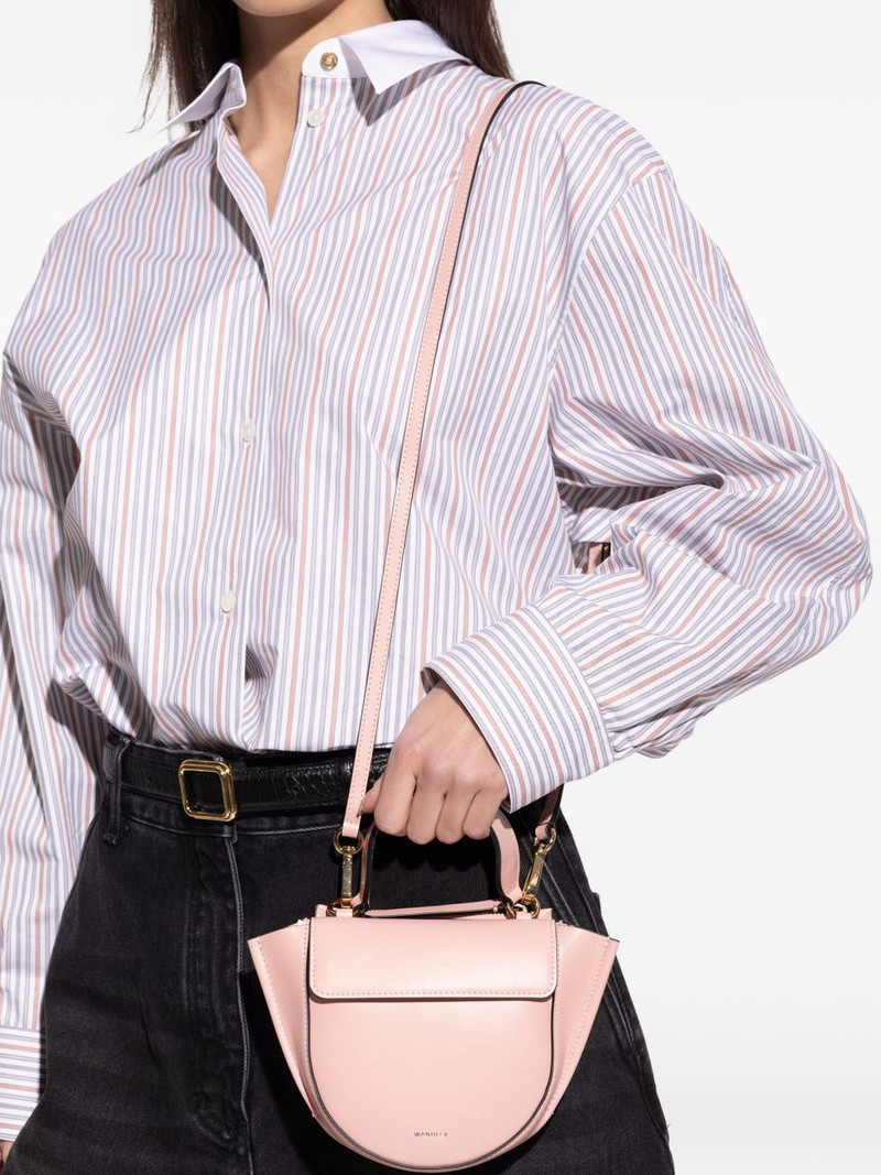 WANDLER Hortensia Piccola handle leather tote bag outlook