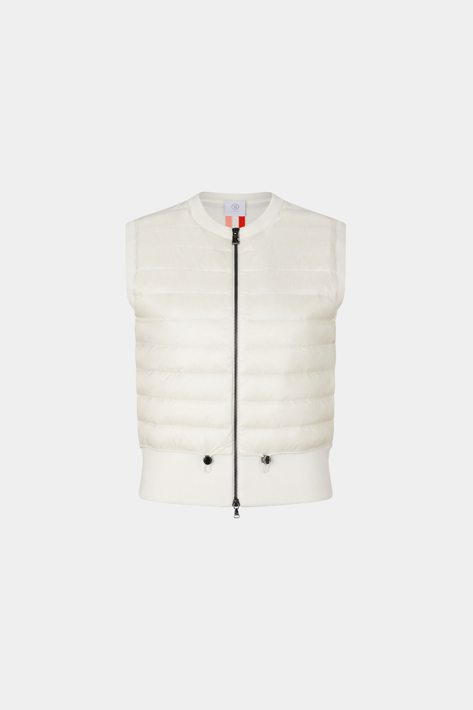 Allisa Hybrid knitted vest in Off-white - 1