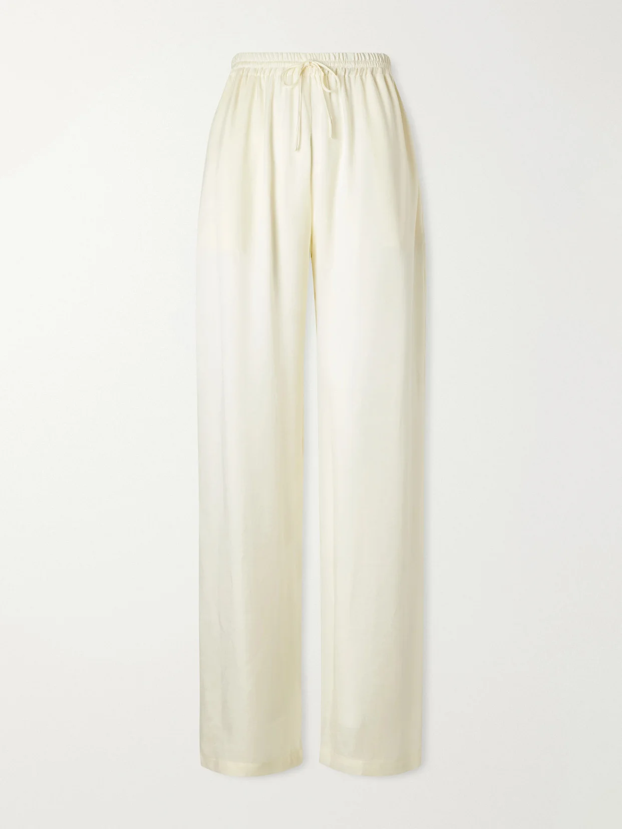 Tuileries Satin Straight-leg Pants - 1
