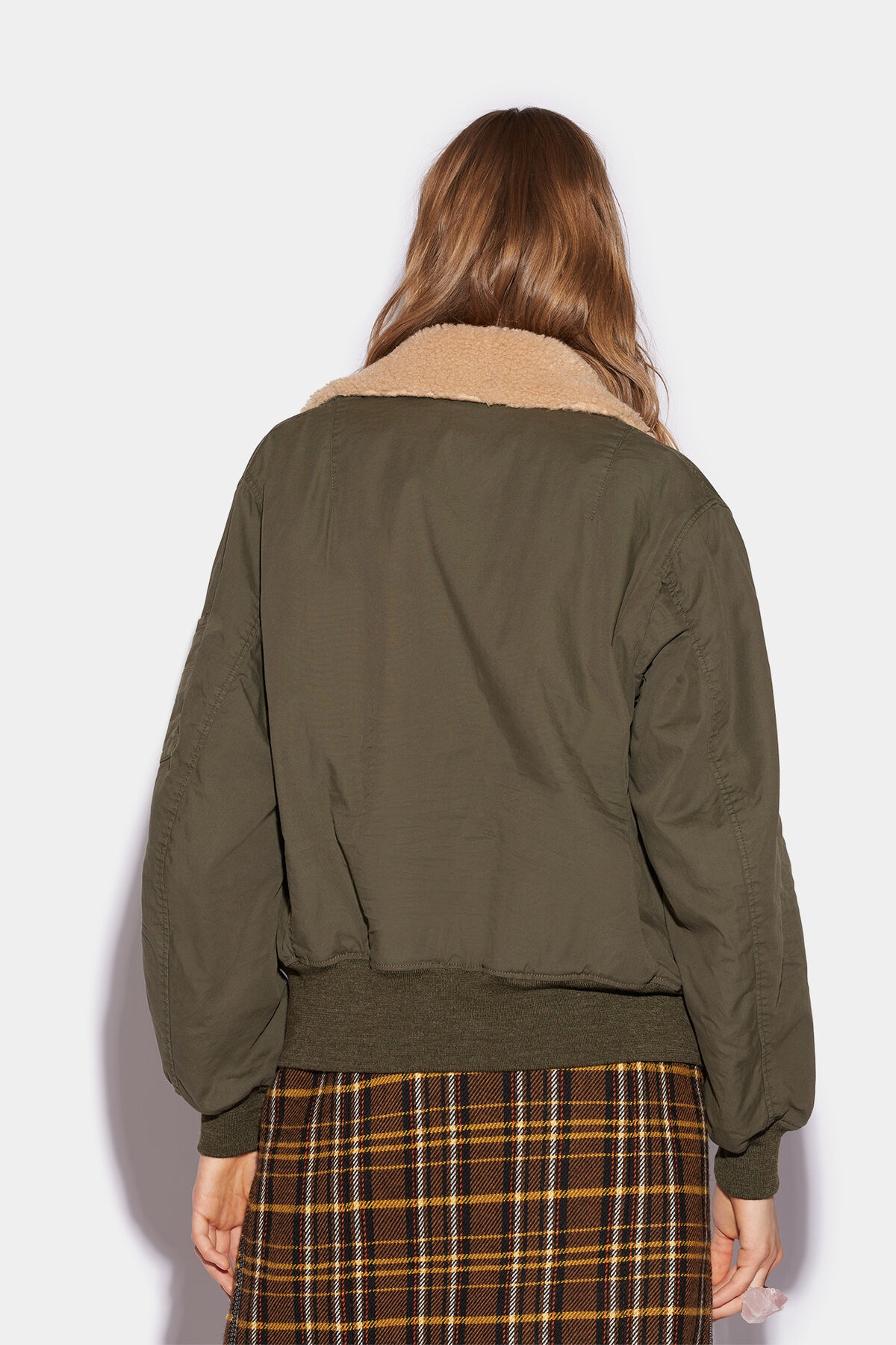 SHERLING TRIM BOMBER JACKET - 2
