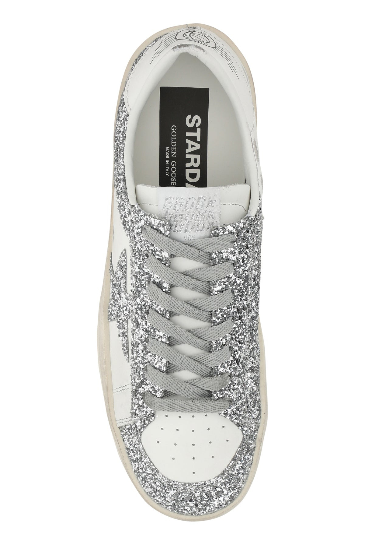 Embellished leather Stardan sneakers - 4