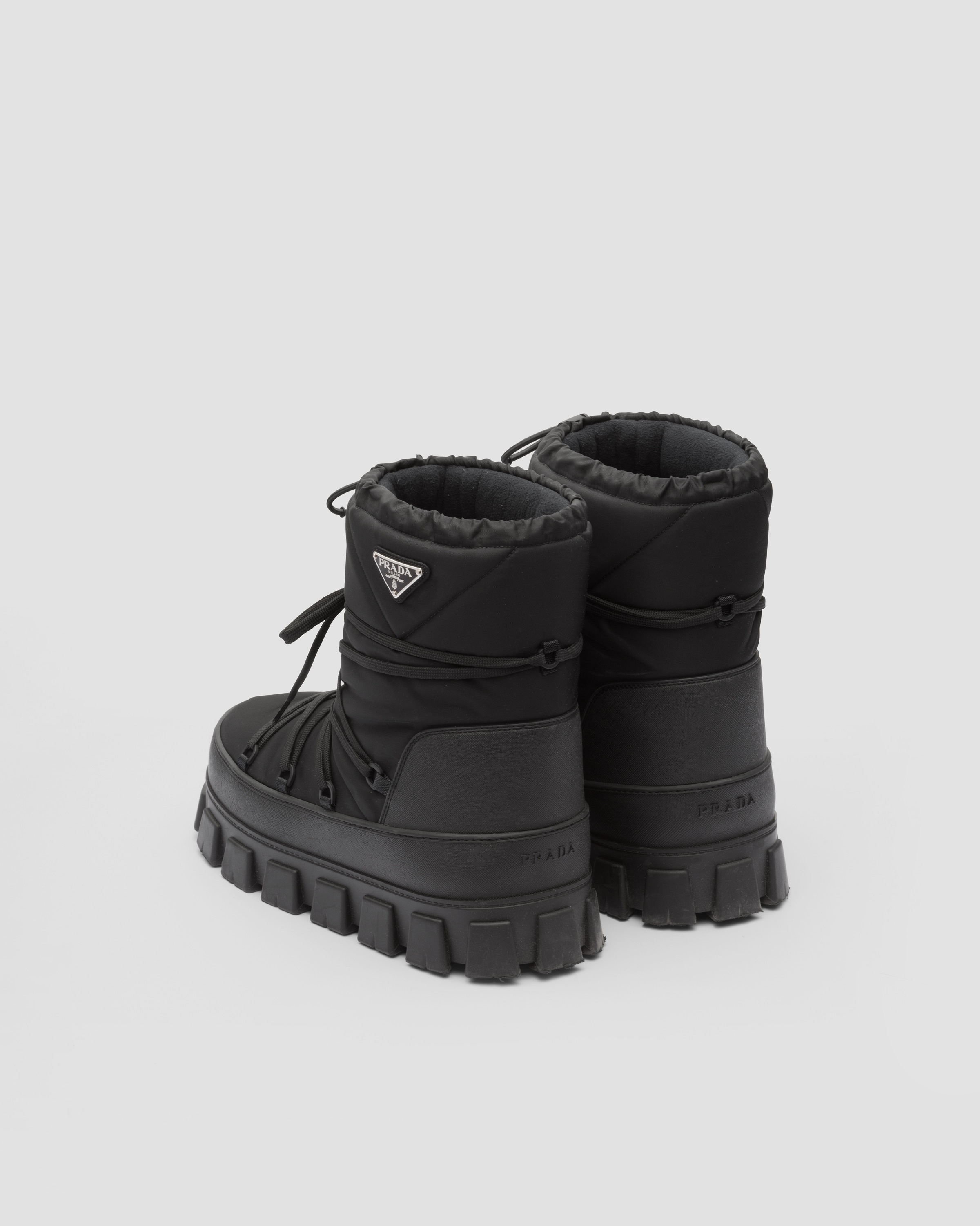 Re-Nylon gabardine après ski booties - 4