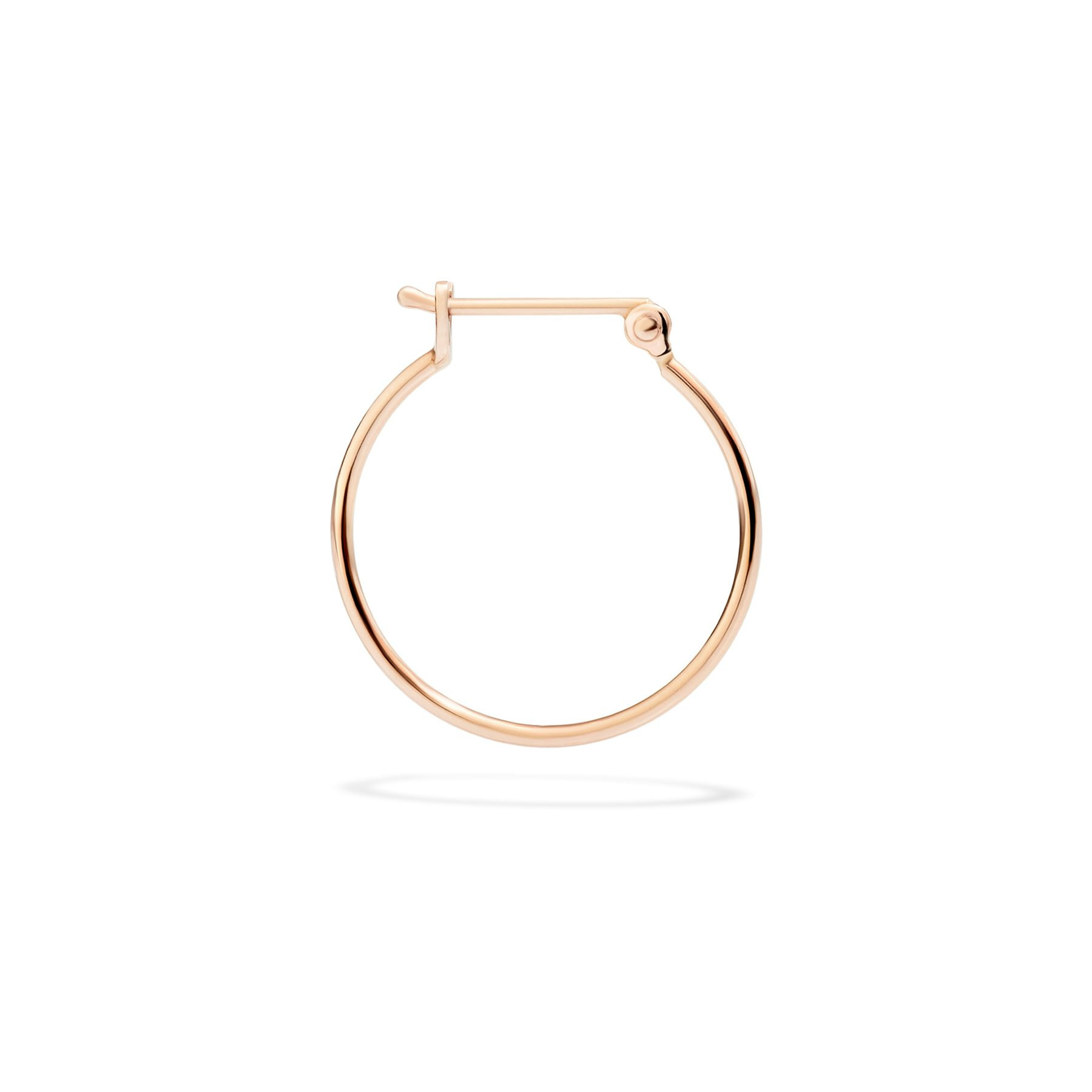 ROSE GOLD ESSENTIALS HOOP EARRING - 2