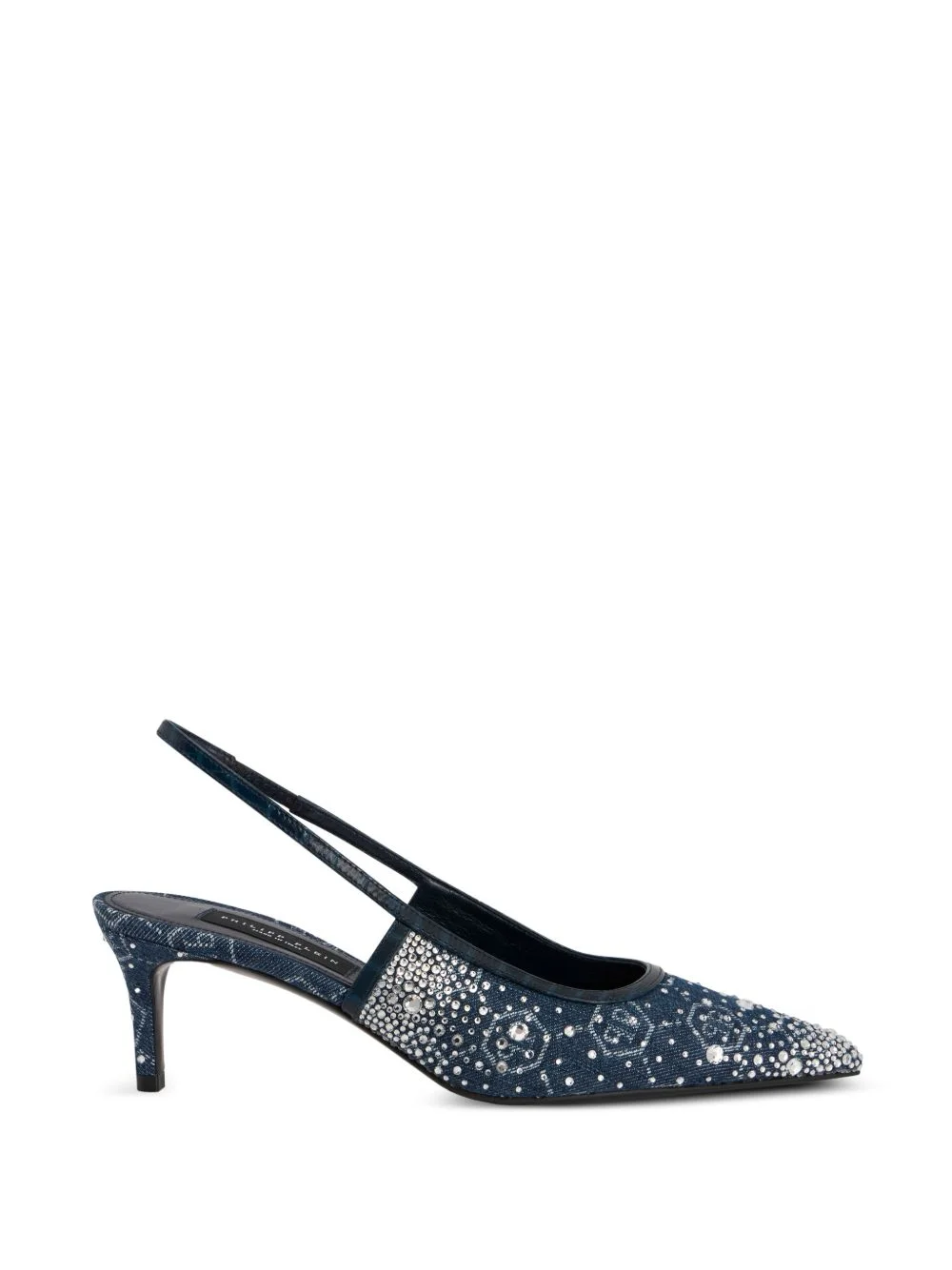 monogram strass heeled pumps - 1