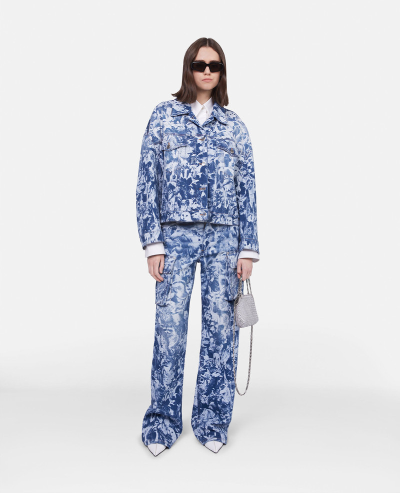 Stella McCartney Animal Forest Print Denim Jacket outlook