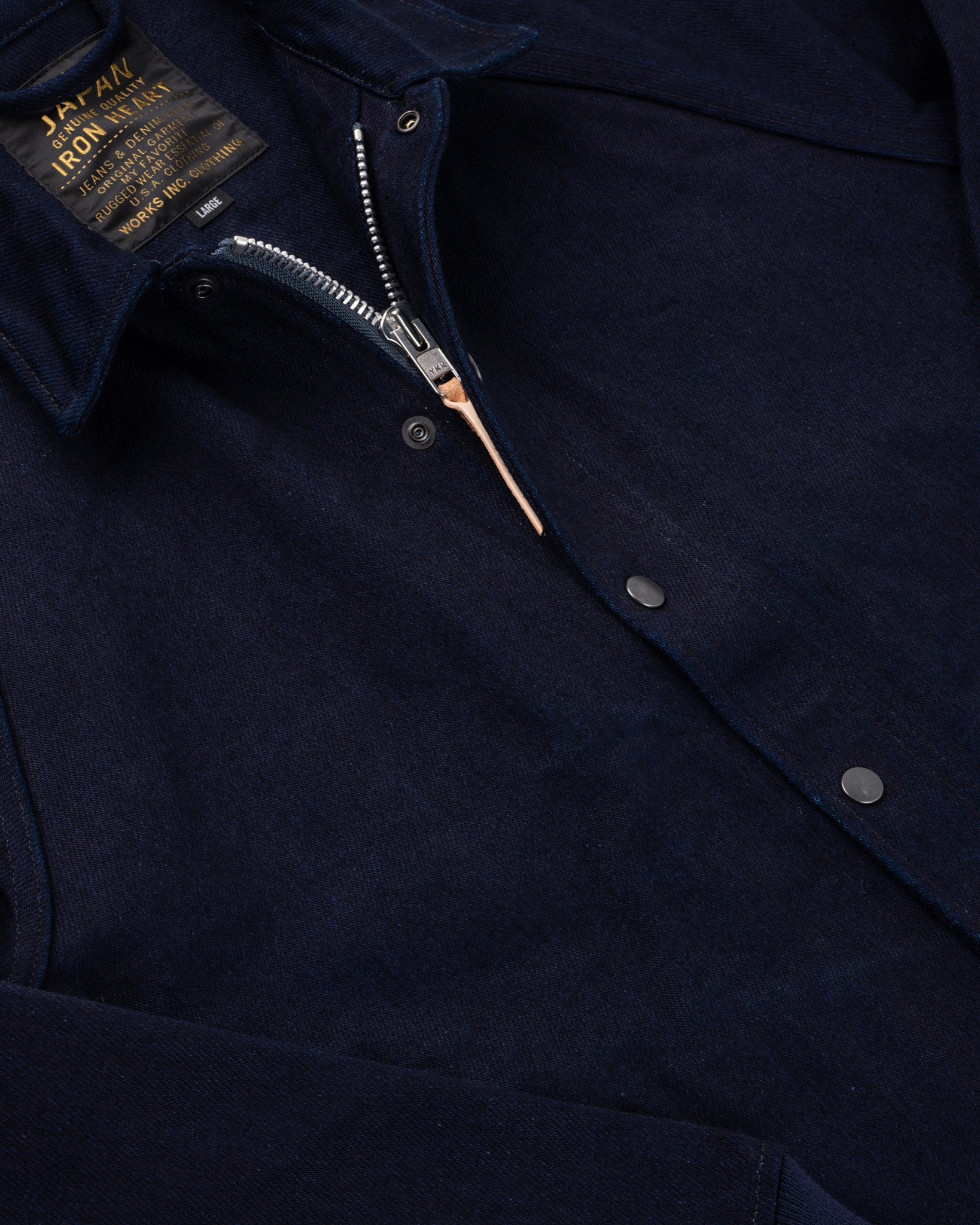 IHJ-142-IND 21oz Serge Windbreaker - Indigo - 8