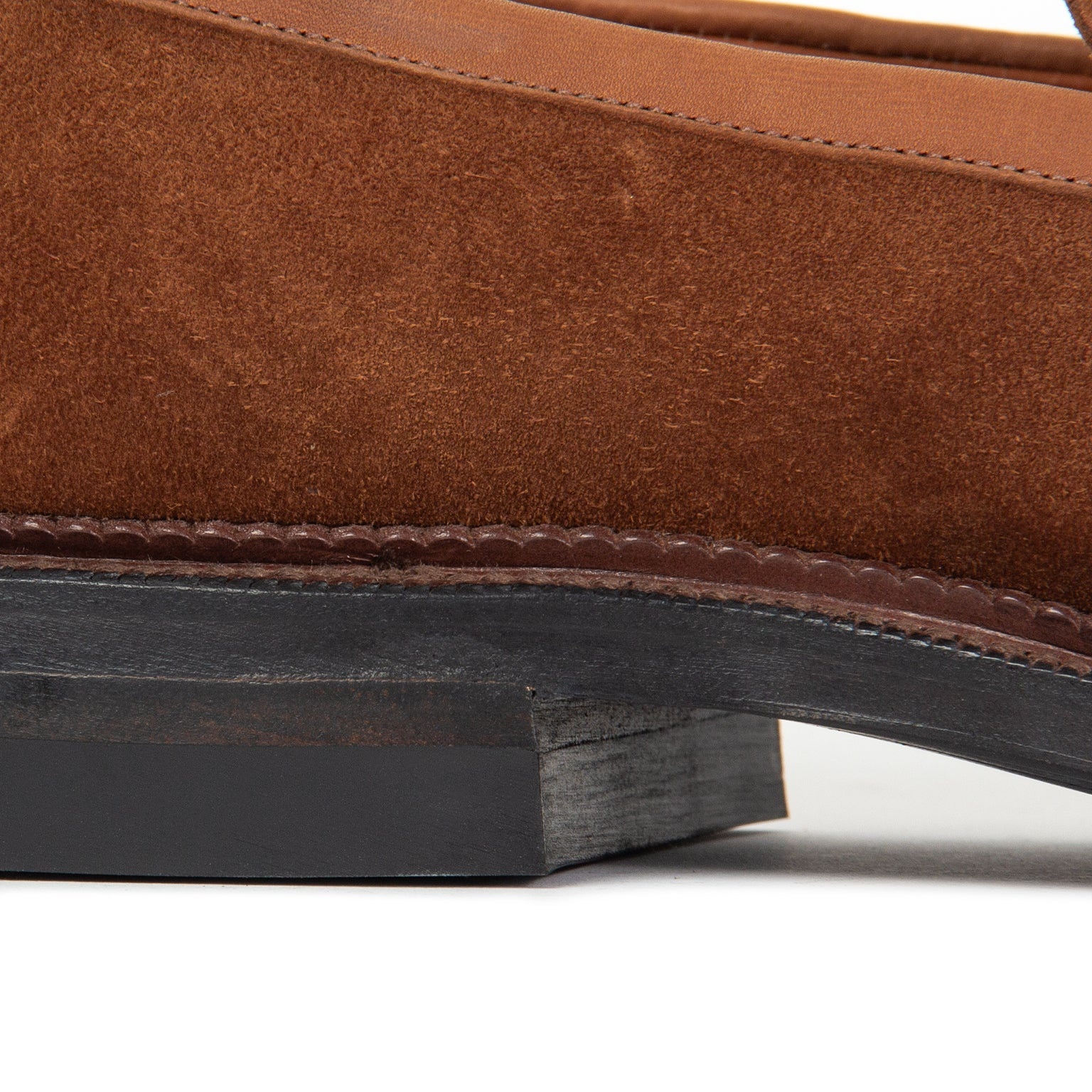 Bristol - Chestnut Janus Calf Suede - 9