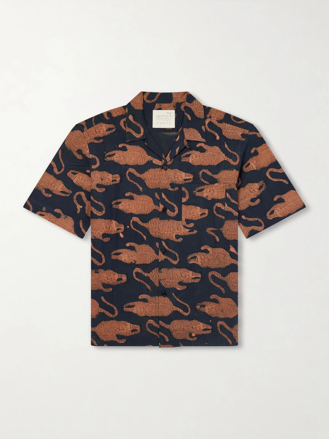 Ronen Printed Cotton Shirt - 1