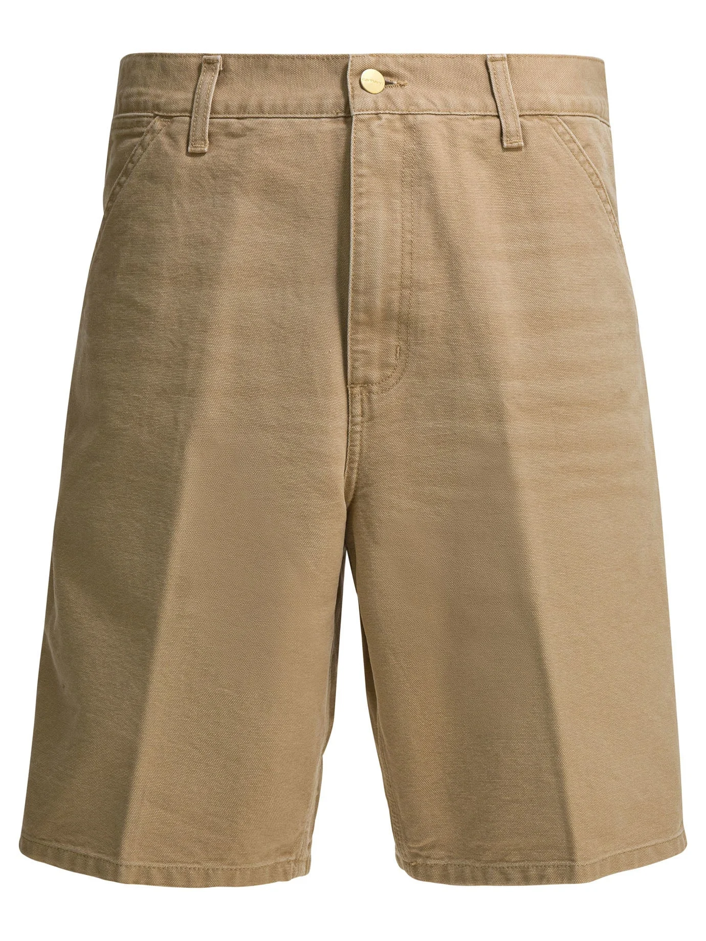 Carhartt WIP Single Knee Shorts Beige Men - 1