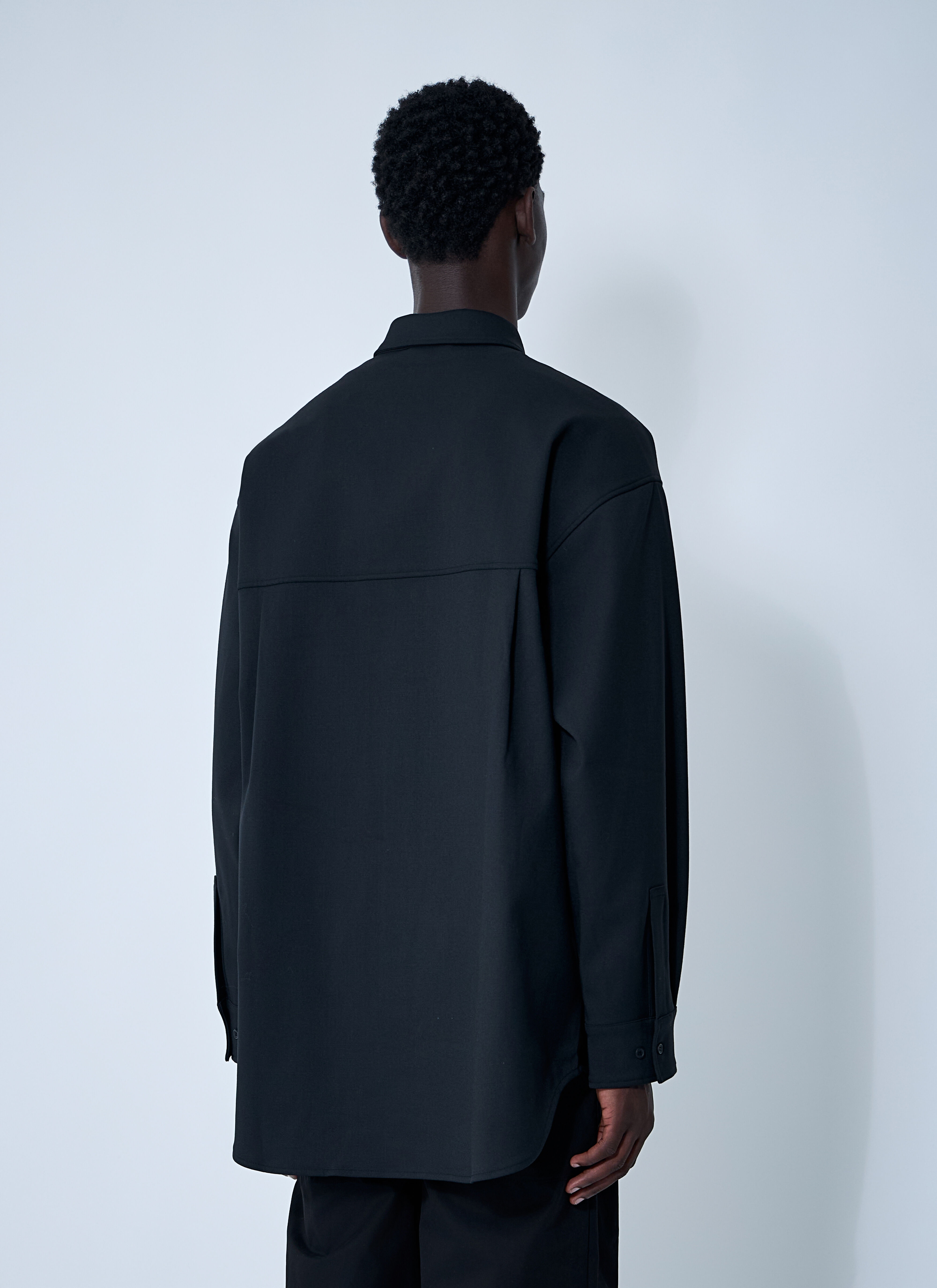 Giant Wool-Blend Shirt - 4