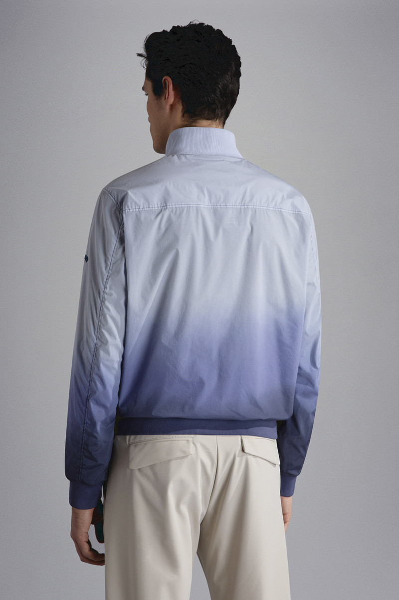 GARMENT DYED FADED STRETCH ECONYL® BOMBER JACKET 3