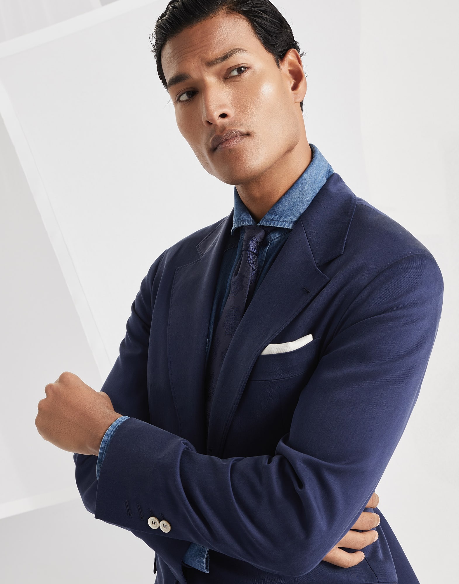 Silk jacquard tie - 3