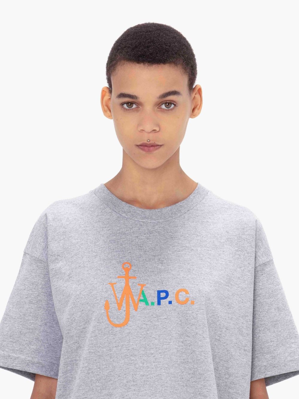 A.P.C. X JW ANDERSON - ANCHOR TEE - CLASSIC FIT T-SHIRT - 6
