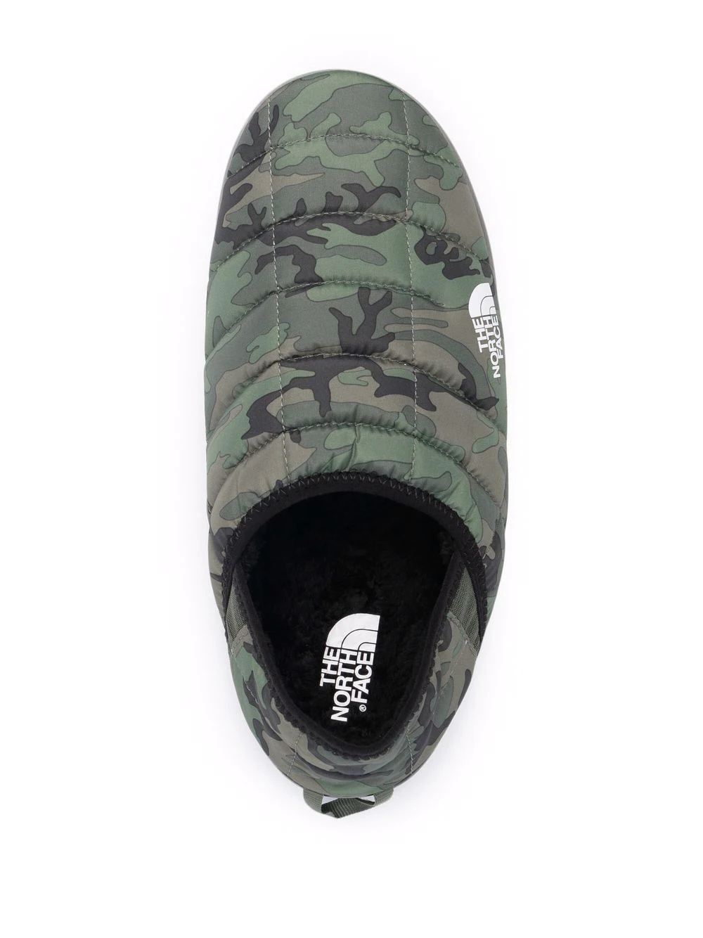 camouflage-print padded slippers - 4