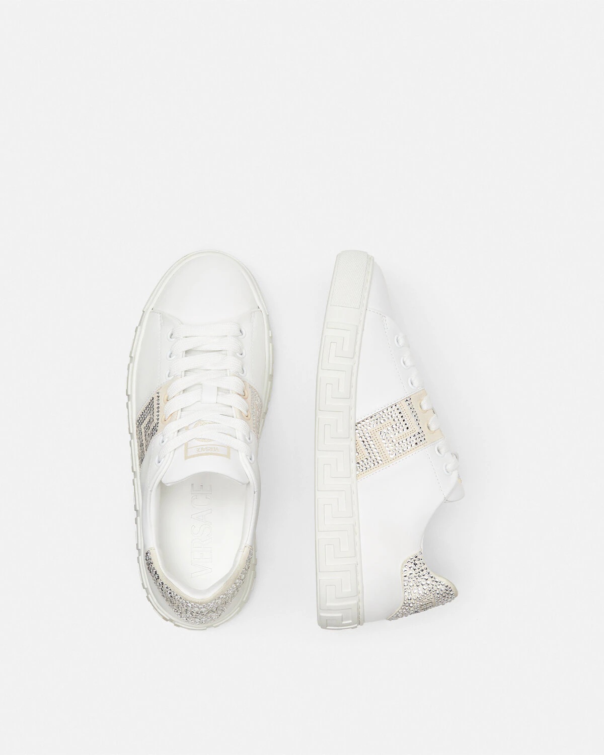 Crystal Greca Sneakers - 4