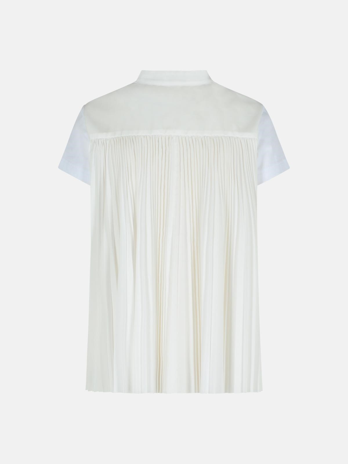 WHITE COTTON T-SHIRT - 3