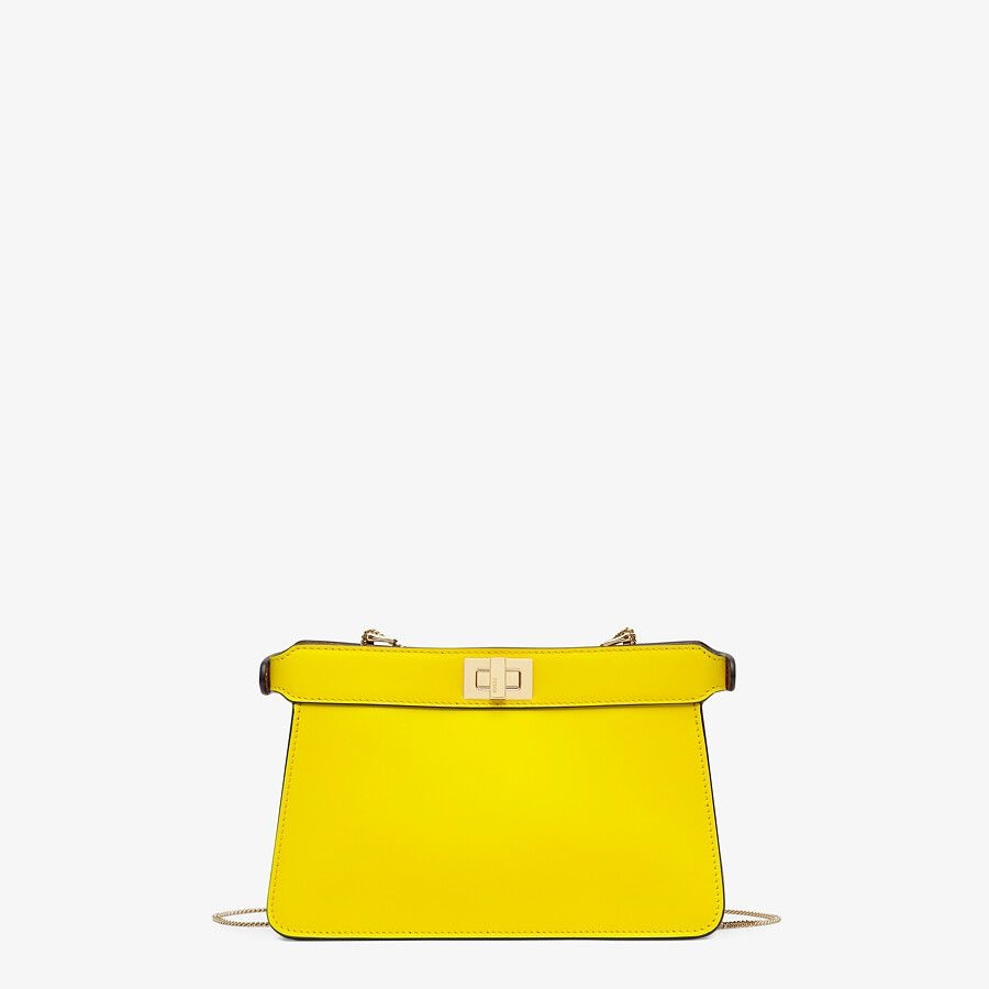 Yellow nappa leather bag - 3