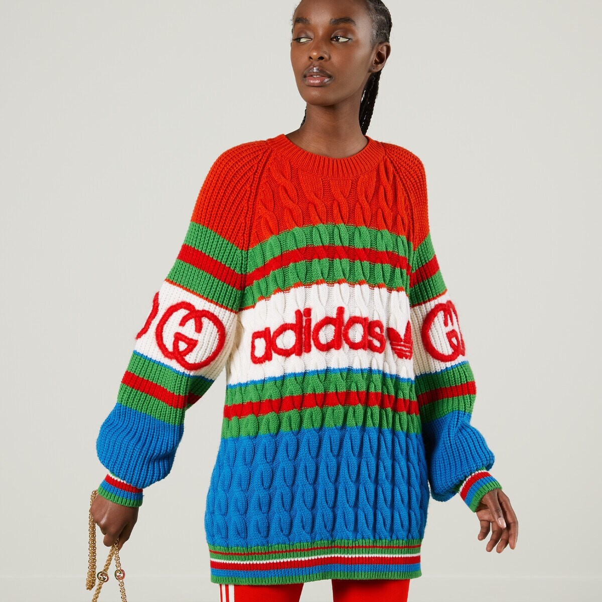 adidas x Gucci wool sweater - 4