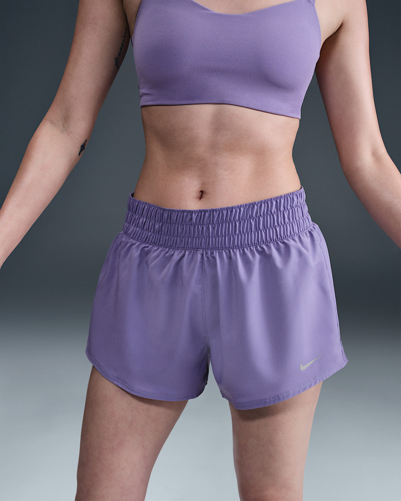 Nike Nike One Women's Dri-FIT Mid-Rise 3" Brief-Lined Shorts outlook