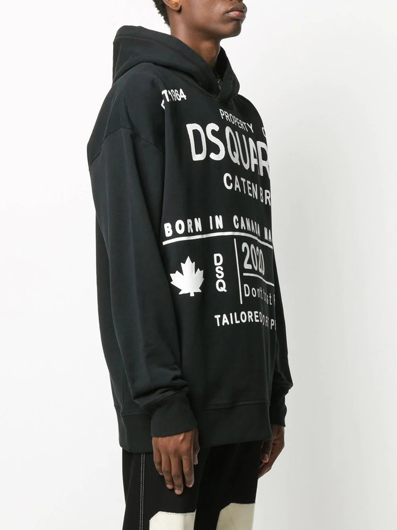 printed hooded sweatshirt 3