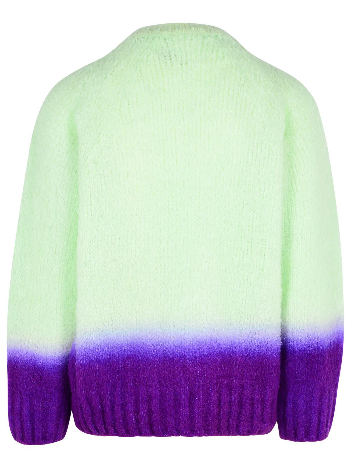 Sacai 'Gradation' Green Alpaca Blend Sweater Men - 3