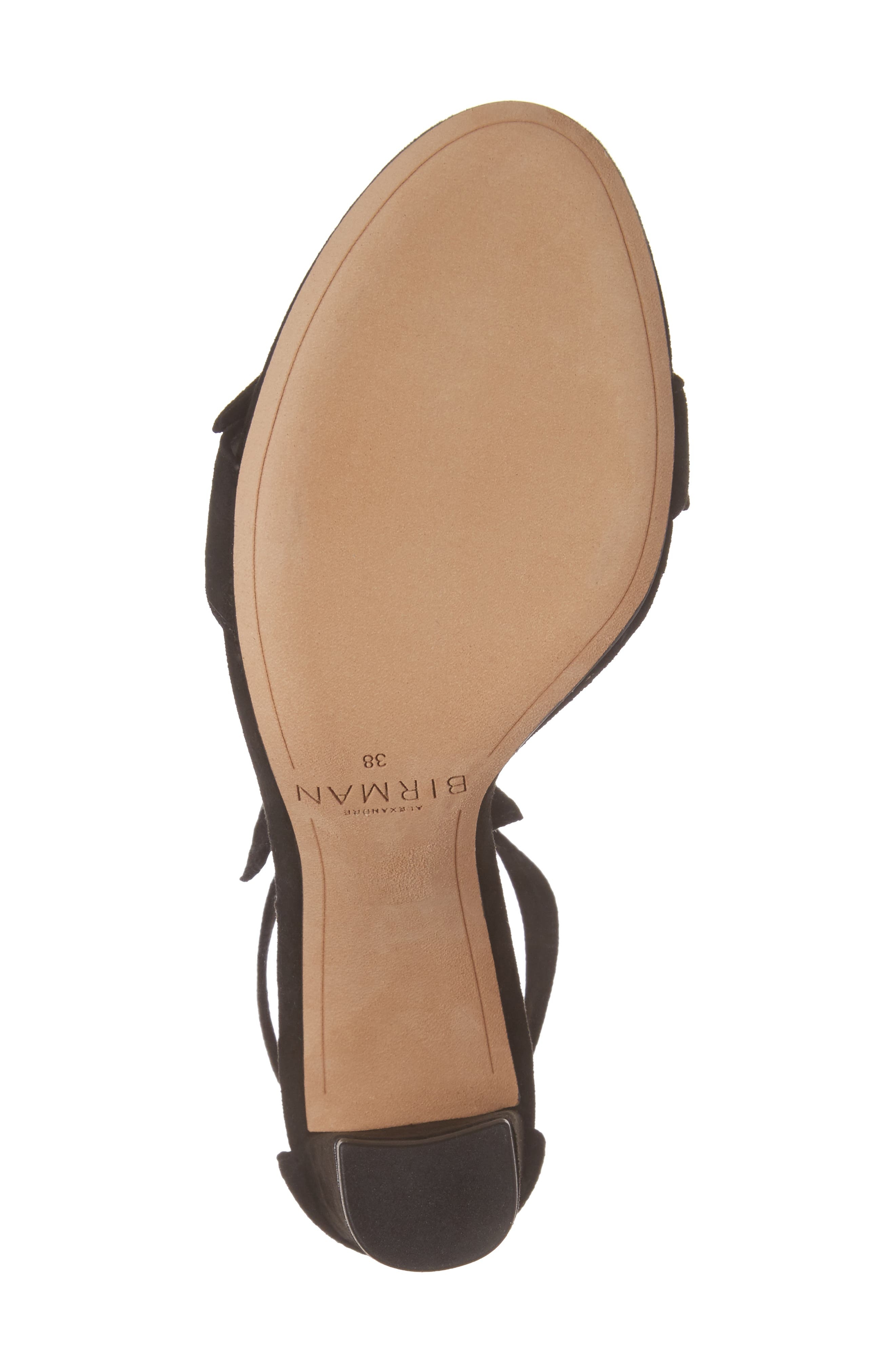 Alexandre Birman Clarita Knotted Sandal in Black Suede at Nordstrom - 6