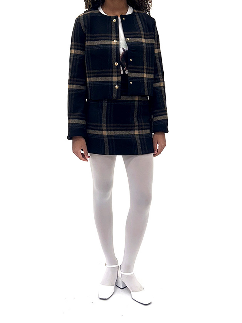 cropped snap jacket 1