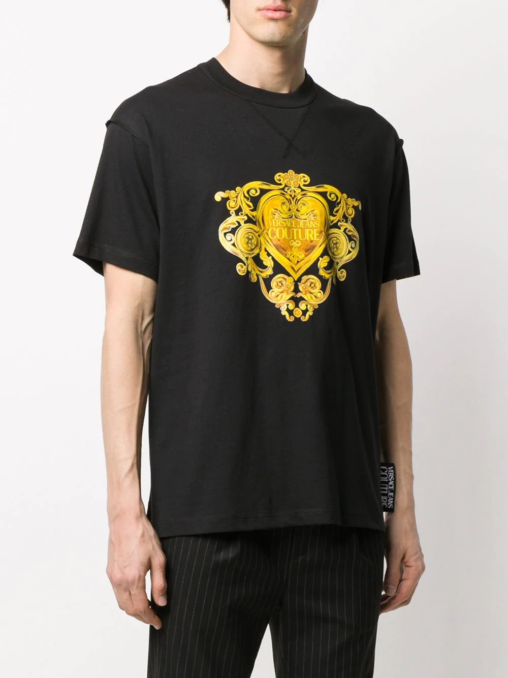 Gold Baroque Jewels print T-shirt - 3