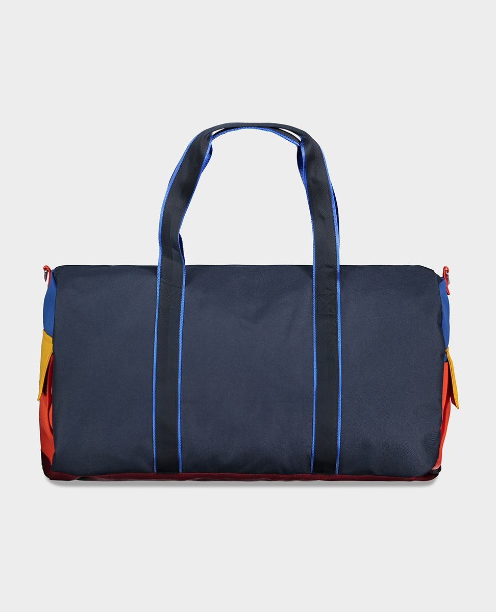 Color Block Duffle With Embroidered Logo - 3