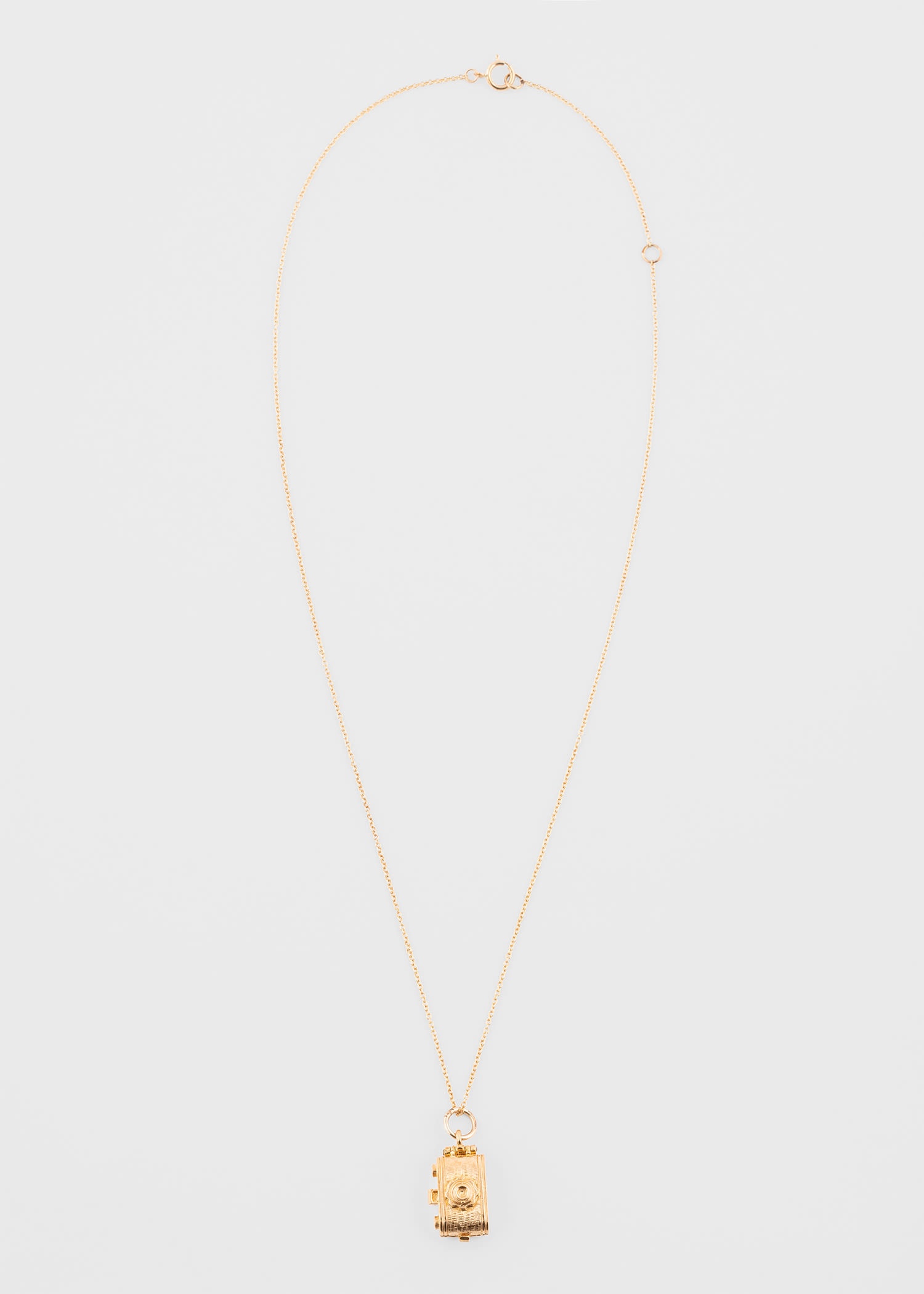 Gold Vintage 'Camera' Necklace - 3