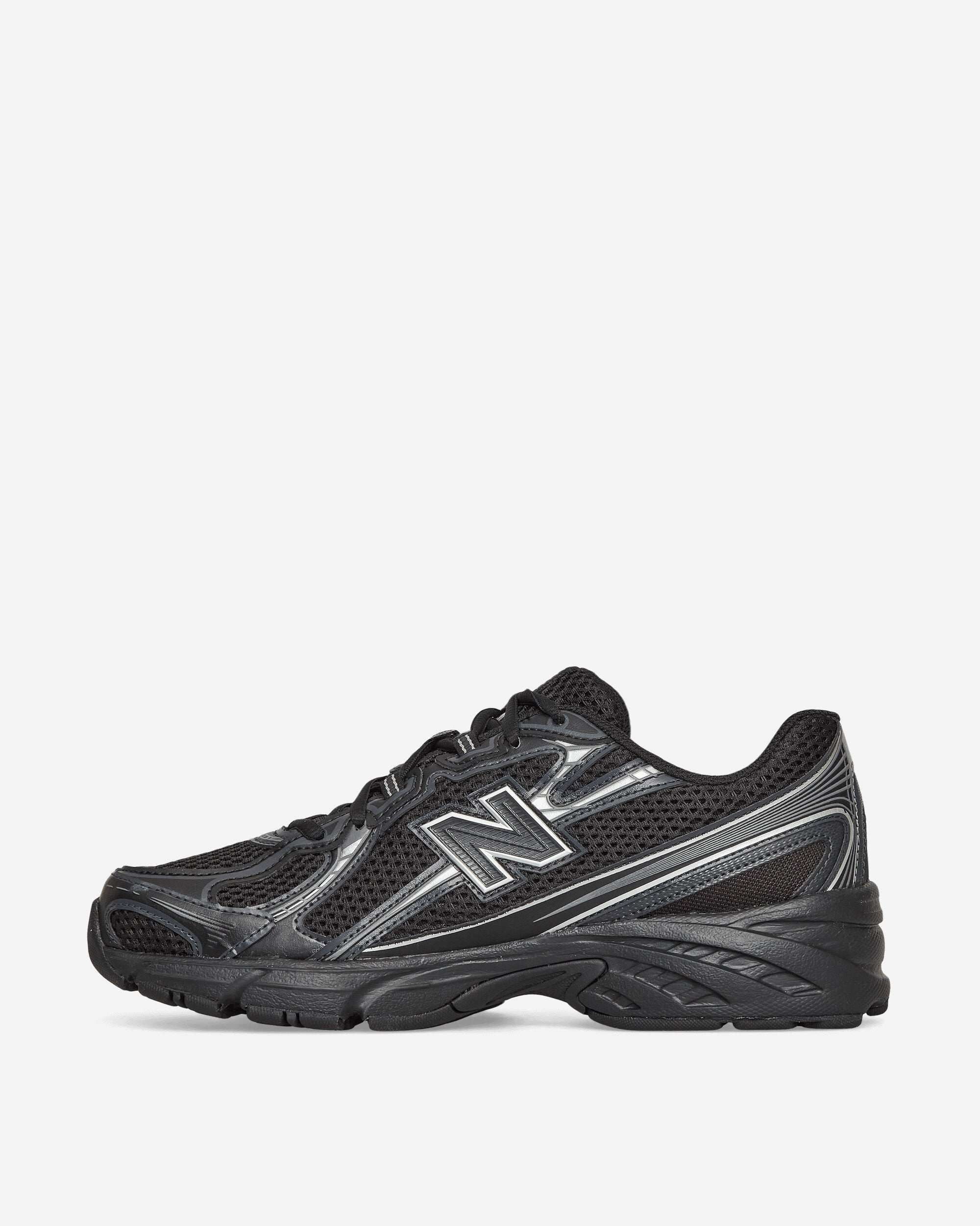 740 Sneakers Black / Silver Metallic - 3