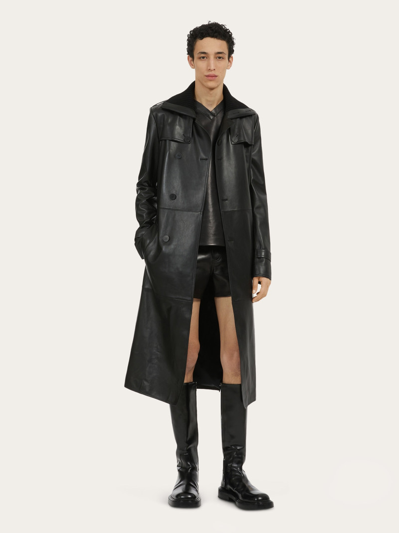 Leather trench 6