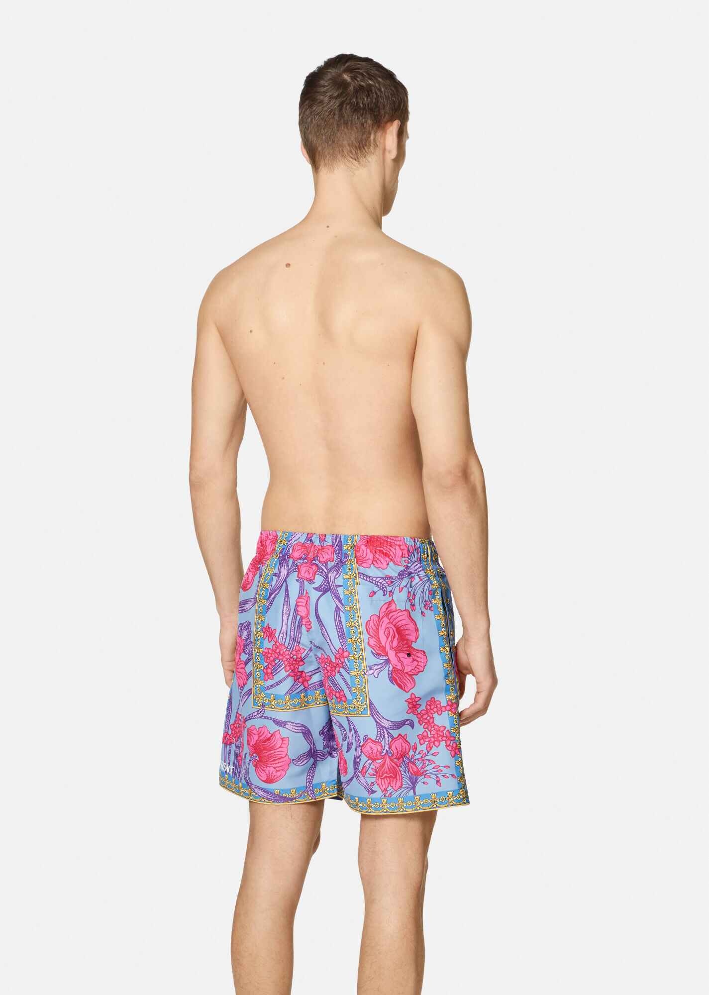 Acid Bouquet Mid-length Swim Shorts - 3