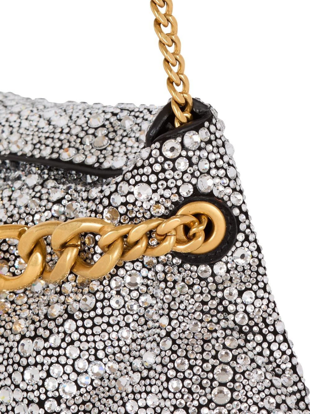 1945 rhinestone-embellished clutch bag - 5
