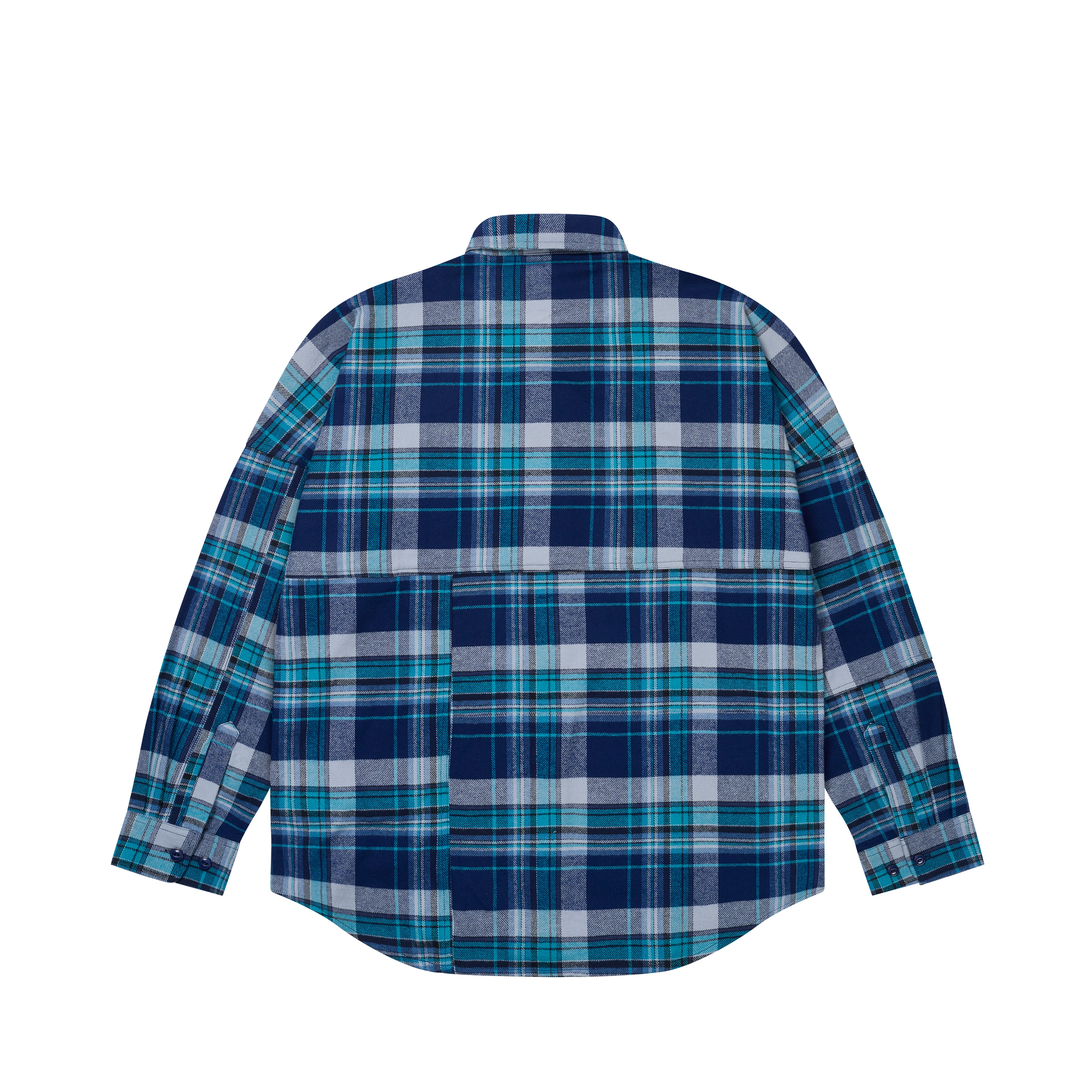 LUMBER YAK PATCH OVERSHIRT BLUE - 2