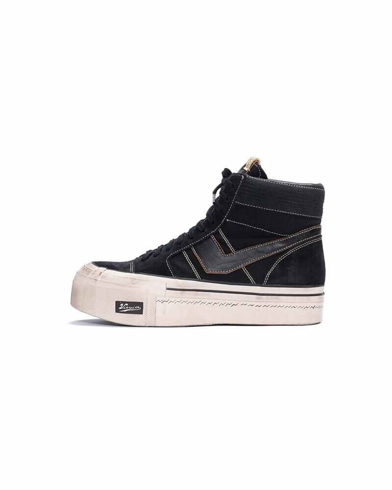 visvim ZEPHYR HI G.PATTEN BLACK | REVERSIBLE